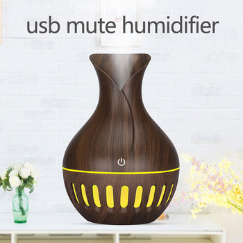 Usb Mini Air Humidifier Aroma Diffuser Remote Control Xiomi Humidifier Wood Grain Mist Maker Aromatherapy Purifier για το σπίτι