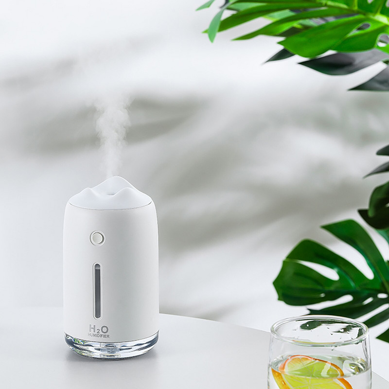 Spalvingas oro drėkintuvas mini ultragarsinis USB eterinių aliejų difuzorius automobilinis valytuvas Aroma Anijonų dulksnos gaminimo šviesos diodų difuzorių rinkiniai