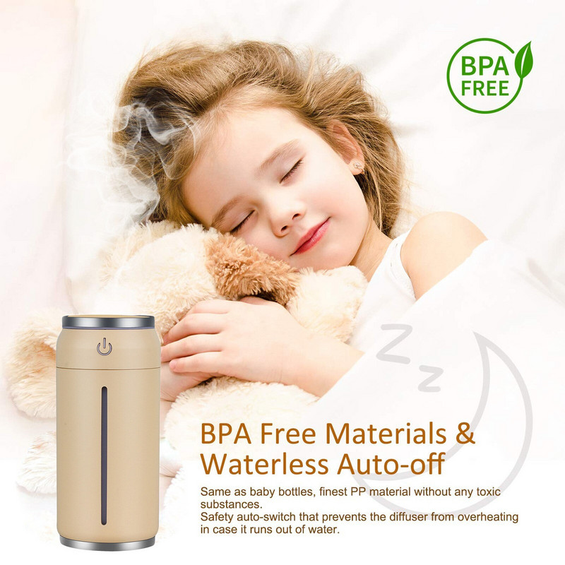 Υγραντήρας αέρα Reed Diffuser Ultrasonic Aromatherapy Essential Oil Sprayer Mist Maker Fogger Aroma Difuser Car Home Mini 220ml