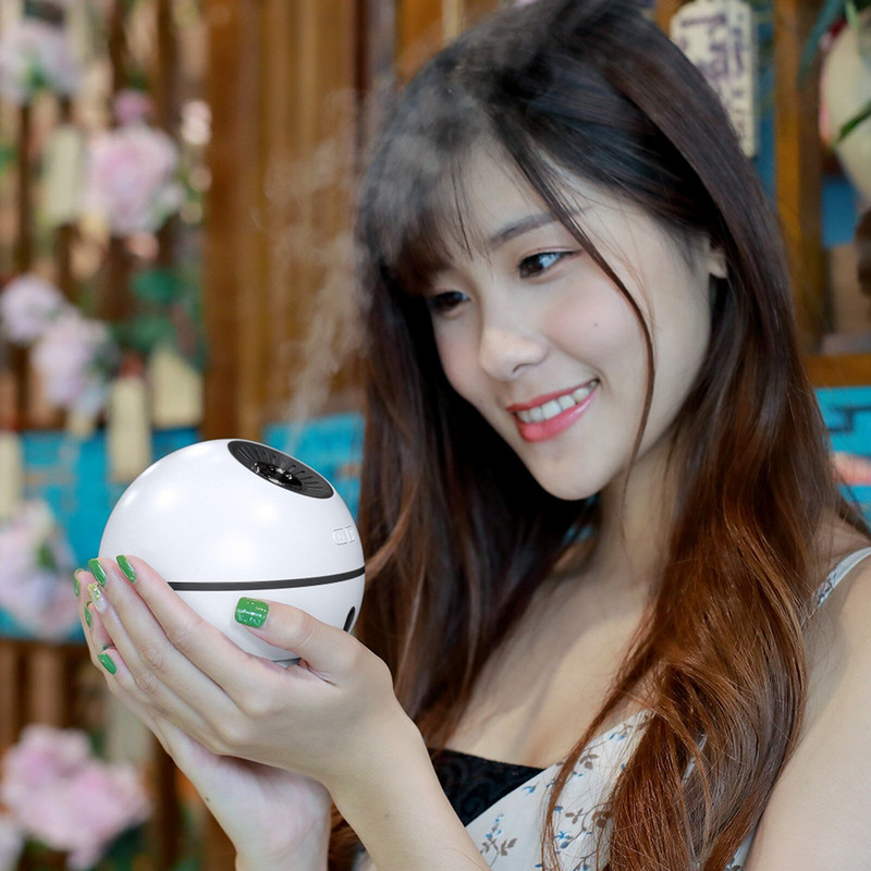 Επαναφορτιζόμενος υγραντήρας Σίγαση Colorful Lighting Air Household Ultrasonic Diffuser Humidifier Aromatherapy for Office Home