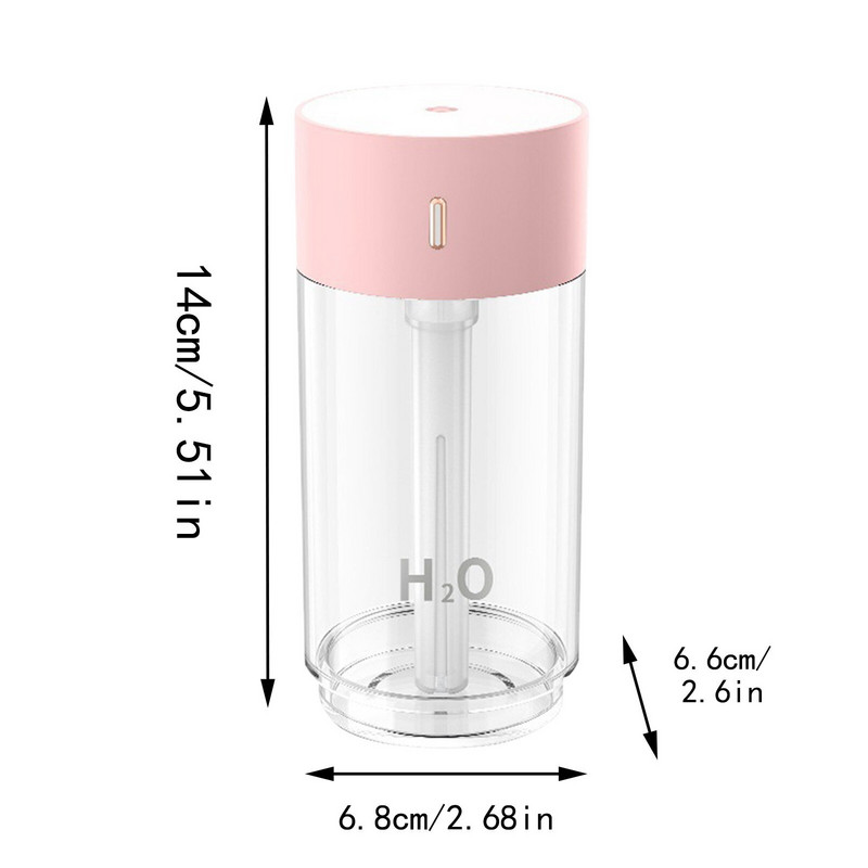 Φορητός υγραντήρας αέρα USB Essential Oil Cool Mist Maker Purifier Αυτοκινήτου Υπερήχων Υγραντήρας γραφείου για το σπίτι Reed Diffuser