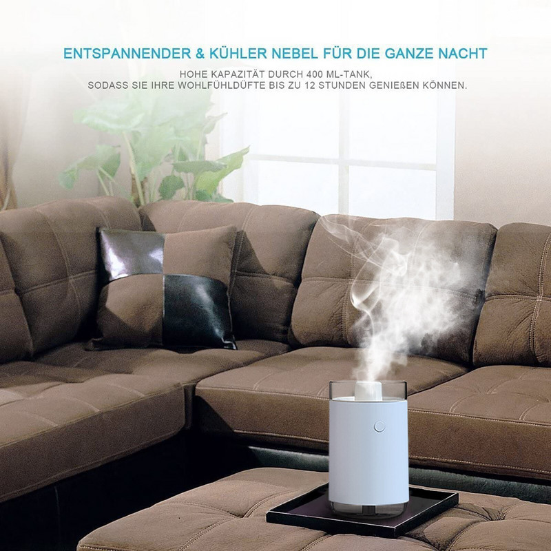 Φορητός υγραντήρας μικρού μπουκαλιού Μίνι υγραντήρας USB Home Ambience Light Silent and Portable Desktop Small Aromatherapy