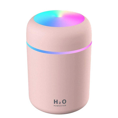USB párásító hordozható ultrahangos aroma diffúzor Cool Mist Maker légpárásító légtisztító könnyű autós otthoni 300 ml