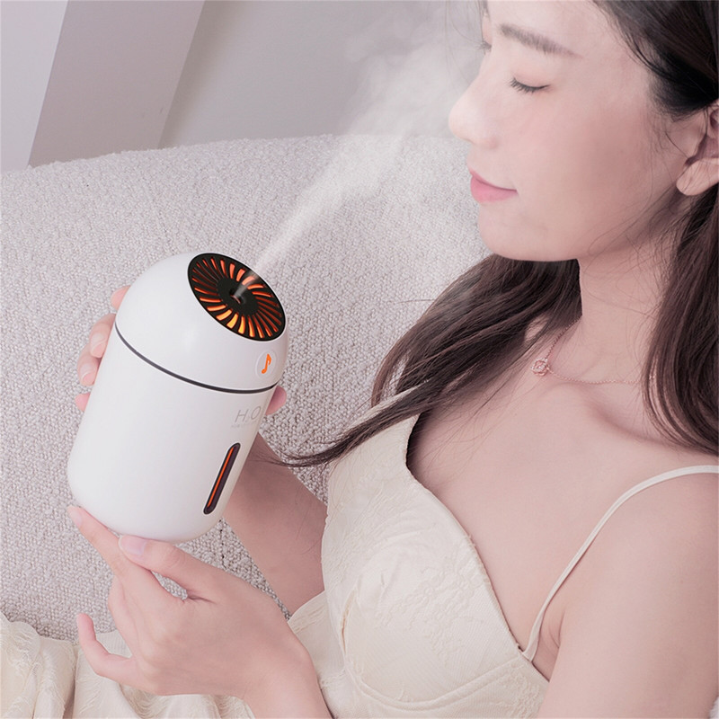 2l-es fúvókás légpárásító illóolajos aromadiffúzor Led fénnyel Ultrahangos párásítókkal aromaterápiás náddiffúzor