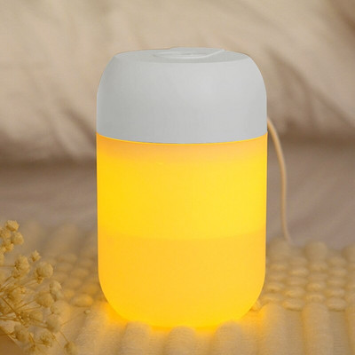 260 ml légpárásító ultrahangos mini aromaterápiás diffúzor hordozható permetező USB illóolaj porlasztó LED lámpa otthoni autóhoz