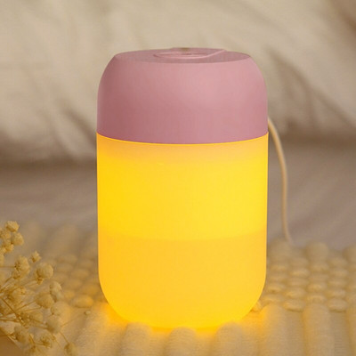 260 ml légpárásító ultrahangos mini aromaterápiás diffúzor hordozható permetező USB illóolaj porlasztó LED lámpa otthoni autóhoz