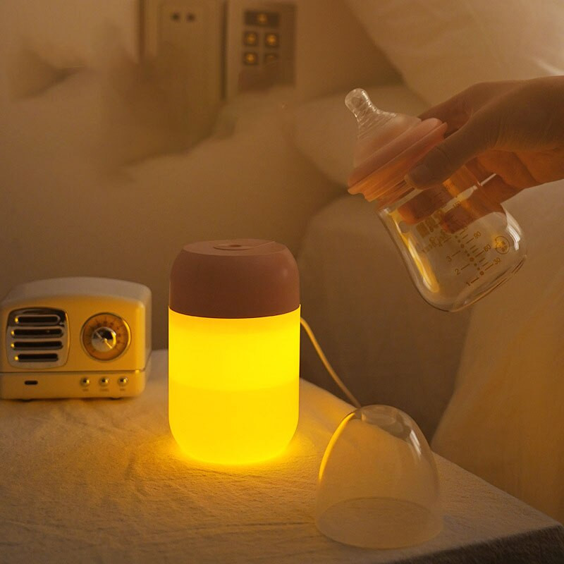 260 ml légpárásító ultrahangos mini aromaterápiás diffúzor hordozható permetező USB illóolaj porlasztó LED lámpa otthoni autóhoz