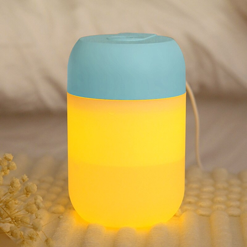 260 ml légpárásító ultrahangos mini aromaterápiás diffúzor hordozható permetező USB illóolaj porlasztó LED lámpa otthoni autóhoz