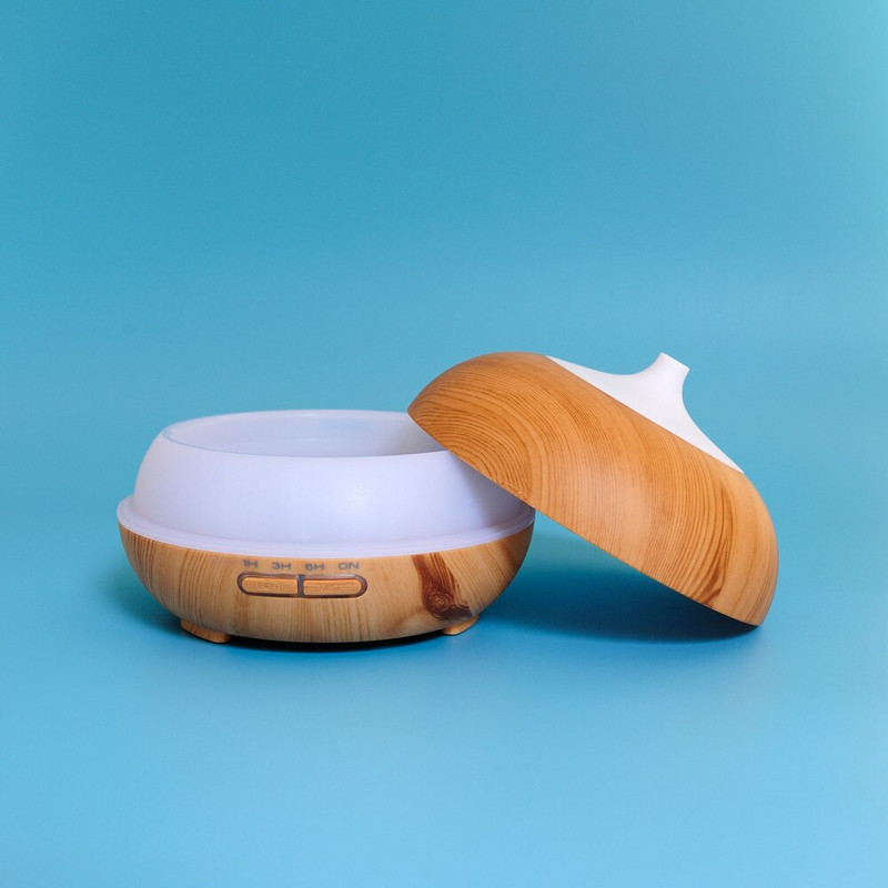 Electric Air Humidifier Ultrasonic Wood Grain Humidificador Diffuser Essential Aroma Oils Aromatherapy Diffuser Mist Maker 300ml