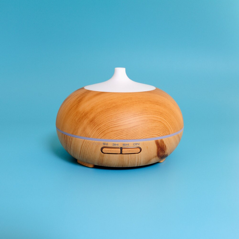 Electric Air Humidifier Ultrasonic Wood Grain Humidificador Diffuser Essential Aroma Oils Aromatherapy Diffuser Mist Maker 300ml