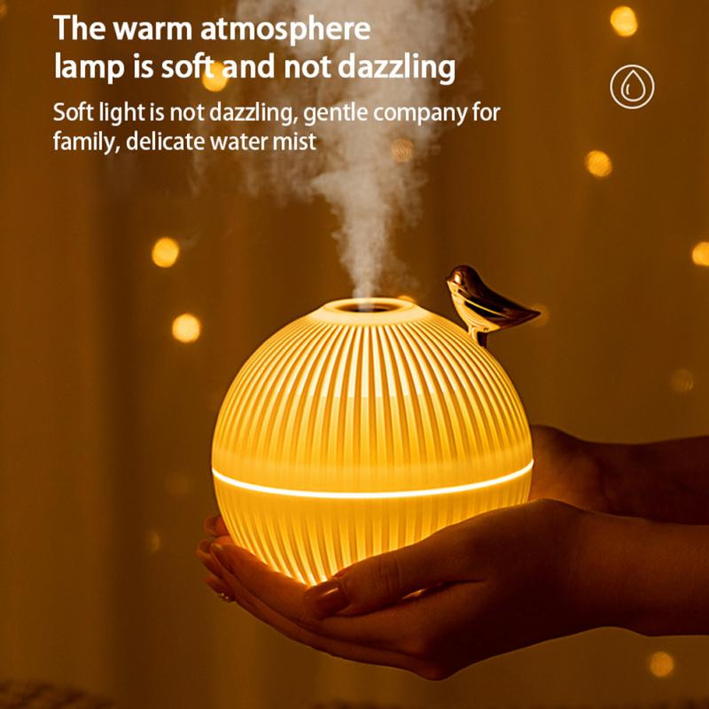 Home Colorful Light Bird Humidifier Διανομέας νερού αυτοκινήτου Mini USB Humidifier Household Ambience Light Αξεσουάρ διακόσμησης σπιτιού