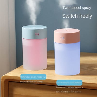 260ML Υγραντήρας αέρα Ultrasonic Mini Aromatherapy Diffuser Φορητός ψεκαστήρας USB Ατμοποιητής αιθέριων ελαίων Λάμπα LED για οικιακό αυτοκίνητο