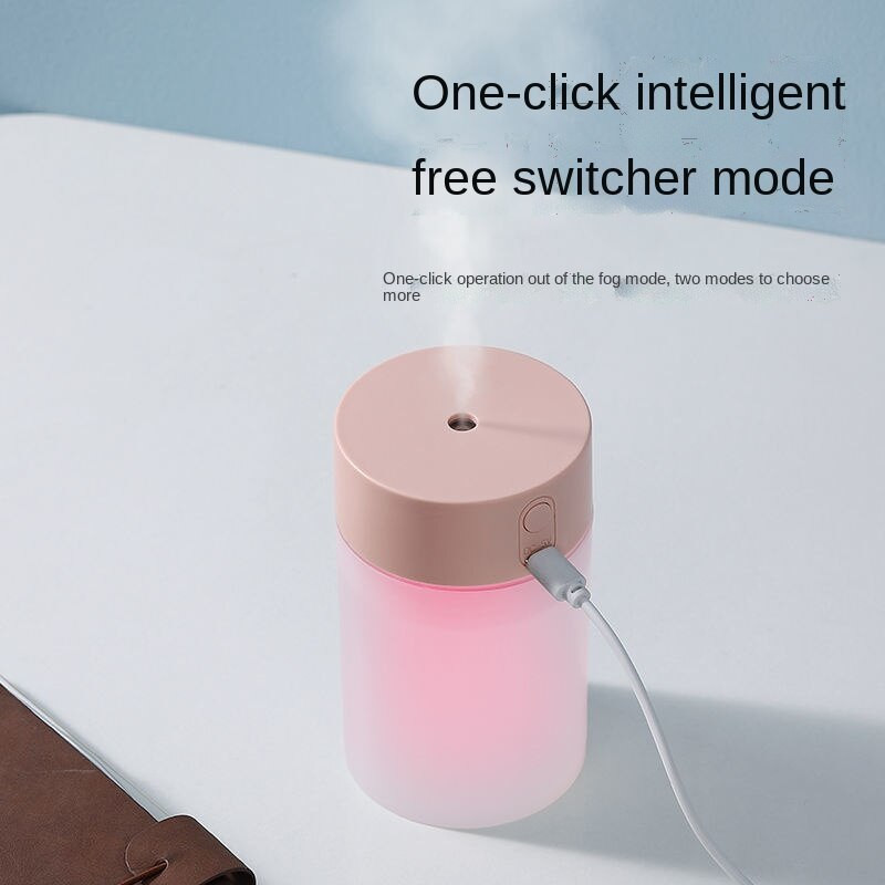 260 ml oro drėkintuvas ultragarsinis mini aromaterapinis difuzorius nešiojamasis purkštuvas USB eterinių aliejų purkštuvas LED lempa namų automobiliui