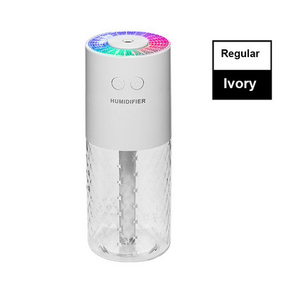 USB újratölthető párásító LED lámpa 200 ml portbale mini illóolaj diffúzor autós tisztító 2 módú nano porlasztó otthonra