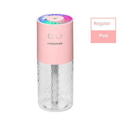 USB újratölthető párásító LED lámpa 200 ml portbale mini illóolaj diffúzor autós tisztító 2 módú nano porlasztó otthonra