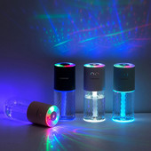 Nou umidificator mini creativ cristal usb purificare luminoasă aer hidratant hidratant anti-uscare potrivit pentru mașină acasă