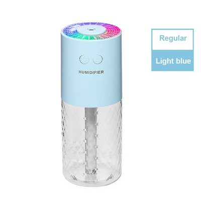 Nou umidificator mini creativ cristal usb purificare luminoasă aer hidratant hidratant anti-uscare potrivit pentru mașină acasă