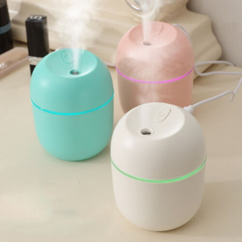 Φορητός Ultrasonic Air Humidifer Aroma Essential Oil Diffuser USB Mist Maker Aromatherapy Humidifiers 220ML