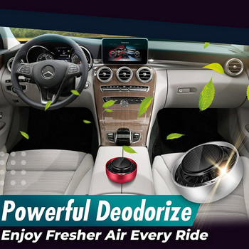 Σετ αποσμητικό αέρα εσωτερικού χώρου αυτοκινήτου Solar Powered Air Purifier Rotation Flavoring Scent Perfume fragrance Diffuser