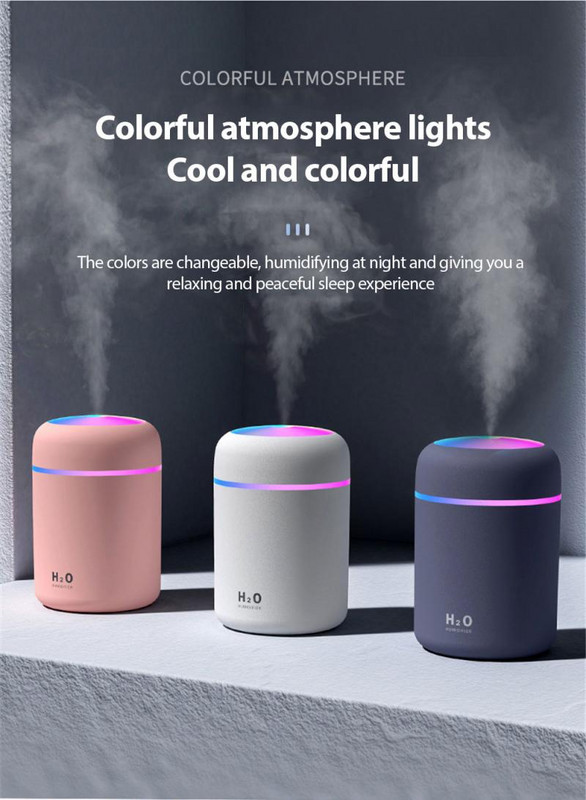 Υγραντήρας αέρα υπερήχων USB Cool Mist Maker Aromatherapy Diffuser Car Home Difuser Diffuser with 10pcs Cotton Filter Stick