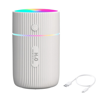 Hordozható 300 ml-es párásító USB ultrahangos Dazzle Cup aromadiffúzor Cool Mist Maker légpárásító tisztító romantikus fénnyel