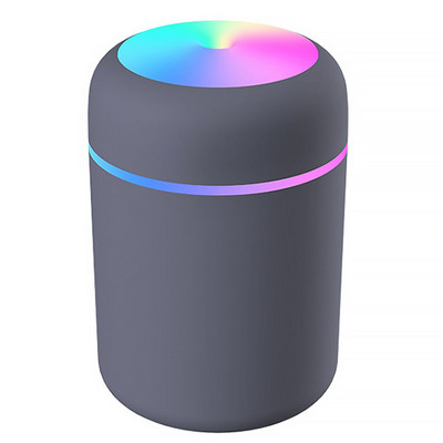 Hordozható 300 ml-es párásító USB ultrahangos Dazzle Cup aromadiffúzor Cool Mist Maker légpárásító tisztító romantikus fénnyel