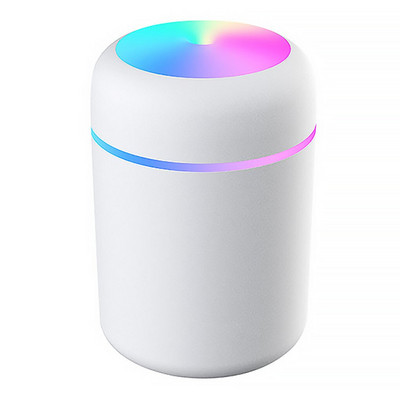 Hordozható 300 ml-es párásító USB ultrahangos Dazzle Cup aromadiffúzor Cool Mist Maker légpárásító tisztító romantikus fénnyel