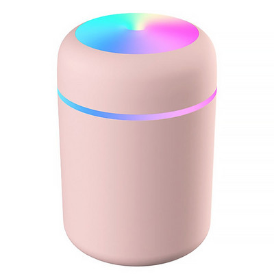 Hordozható 300 ml-es párásító USB ultrahangos Dazzle Cup aromadiffúzor Cool Mist Maker légpárásító tisztító romantikus fénnyel
