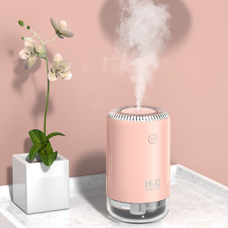 Umidificator de aer cu ultrasunete de 370 ml Difuzor de ulei esențial cu lumină moale Purificator de mașină pentru aromoterapie Producător de ceață de anioni de aromă Dropshipping