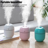 Hordozható intelligens párásító 220 ml otthoni illatolajhoz USB Aroma diffúzor ködkészítő csendes diffúzor gép otthoni autóhoz