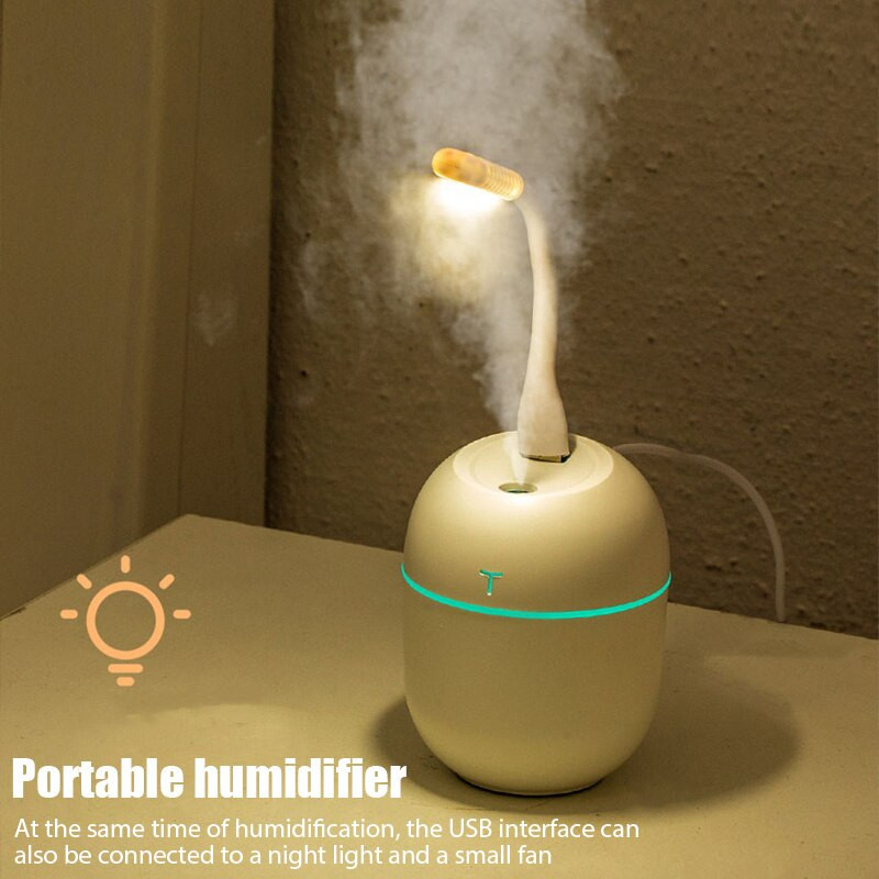 Hordozható intelligens párásító 220 ml otthoni illatolajhoz USB Aroma diffúzor ködkészítő csendes diffúzor gép otthoni autóhoz
