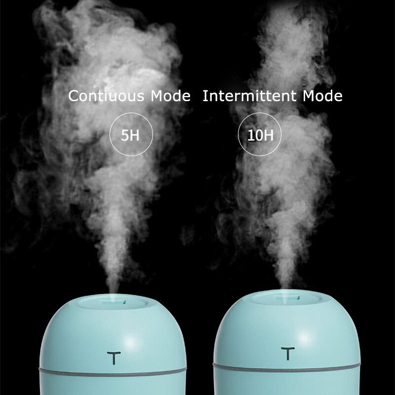 Hordozható intelligens párásító 220 ml otthoni illatolajhoz USB Aroma diffúzor ködkészítő csendes diffúzor gép otthoni autóhoz