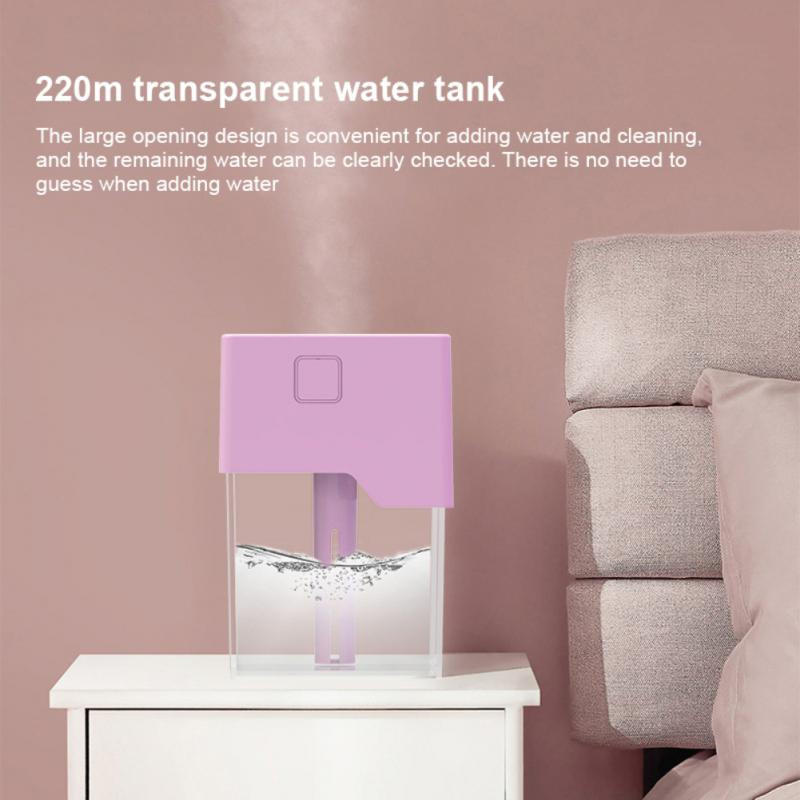 Mini ovlaživač zraka USB, aromaterapijski difuzor velikog kapaciteta, ovlaživač, raspršivač, prijenosni automobil za dezinfekciju, stolni ured, kućni