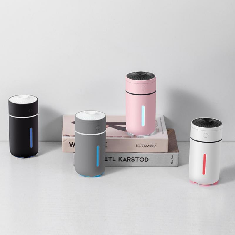 Színes csésze párásító újratölthető autós diffúzor Essential USB hordozható irodai asztali Fogger Mist Maker háztartási készülékek