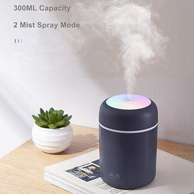 300ml Φορητός Mini Humidifier Cool Mist Humidifier With Night Light Air Humidifier Μεγάλος καθαριστής αέρα για διαχύτη αρώματος σπιτιού