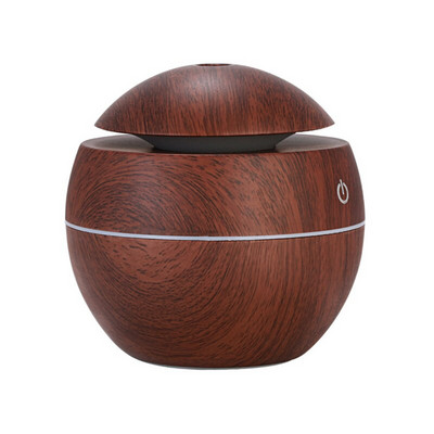 Humidifier Air Aroma Diffuser Wood Ultrasonic 130ML Air Humidifier Essential Oil Aromatherapy Cool Mist Maker για το σπίτι