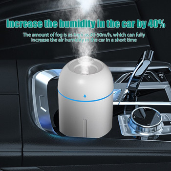 Νέος Humidificador Mini Air Humidifier Aroma Essential Oil Diffuser Φορητός υγραντήρας για οικιακό αυτοκίνητο USB με νυχτερινή λάμπα LED