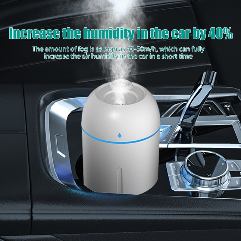 Novi Humidificador Mini ovlaživač zraka, difuzor eteričnog ulja, prijenosni ovlaživač za kućni automobil, USB s LED noćnom lampom