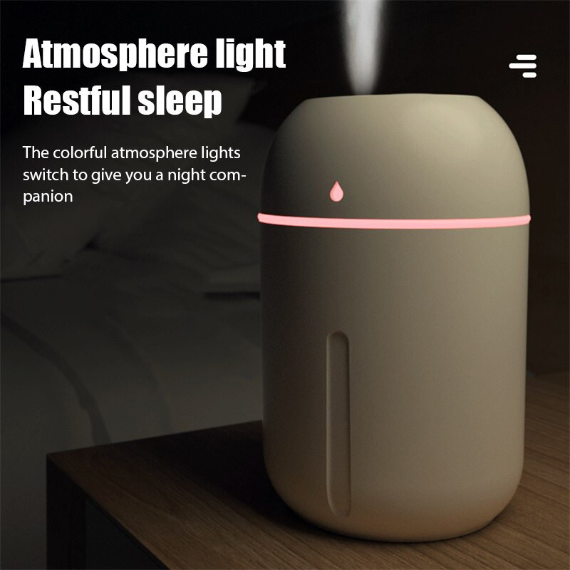 Novi Humidificador Mini ovlaživač zraka, difuzor eteričnog ulja, prijenosni ovlaživač za kućni automobil, USB s LED noćnom lampom