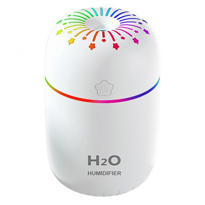 1db színes párásító irodai asztali USB lámpa párásító autós aromaterápiás Fogger Mist Maker LED éjszakai lámpa háztartási készülék eszköz