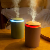 260 ml-es mini légpárásító elektromos USB aromaterápiás diffúzor LED éjszakai fénnyel Humificador permetező hordozható autós otthoni eszközök
