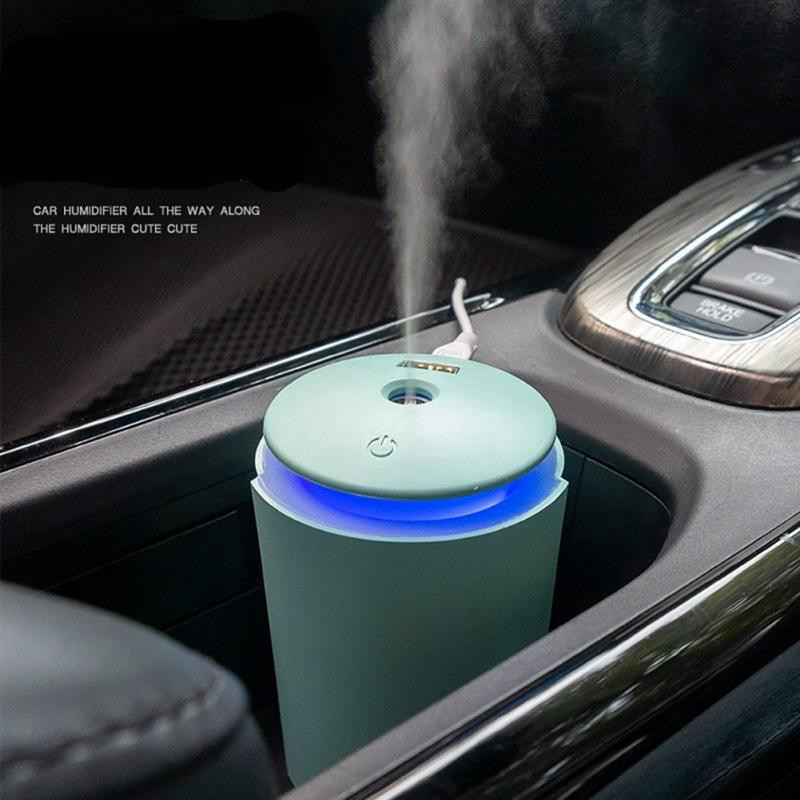 260 ml-es mini légpárásító elektromos USB aromaterápiás diffúzor LED éjszakai fénnyel Humificador permetező hordozható autós otthoni eszközök