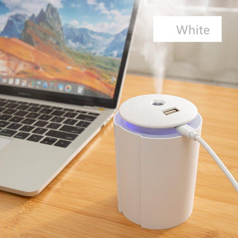 260 ml-es mini légpárásító elektromos USB aromaterápiás diffúzor LED éjszakai fénnyel Humificador permetező hordozható autós otthoni eszközök