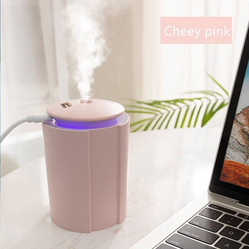 260 ml-es mini légpárásító elektromos USB aromaterápiás diffúzor LED éjszakai fénnyel Humificador permetező hordozható autós otthoni eszközök