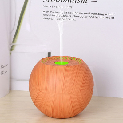 Mini Air Humidifier Ultrasonic USB Aroma Diffuser Wood Grain LED Night Light Electric Essential Oil Diffuser Aromatherapy Home