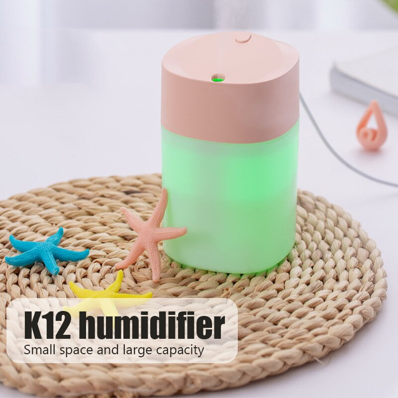 Nou umidificator colorat acasă mașină aromoterapie mini fată USB mic drăguț cadou pentru animale de companie Difuzor de lumină de noapte Huile Essentielle