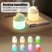 Lovely Tiger Air Humidifier 300ML Cute Pet Ultrasonic Cool Mist Oil Diffuser Ρομαντικό έγχρωμο φωτιστικό LED USB Humidificador