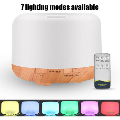 Υγραντήρας αέρα Αιθέριο έλαιο Diffuser 300ML Ultrasonic Cool Mist Maker Fogger Humidifier LED Lamp Aroma Diffuser Electric Gift