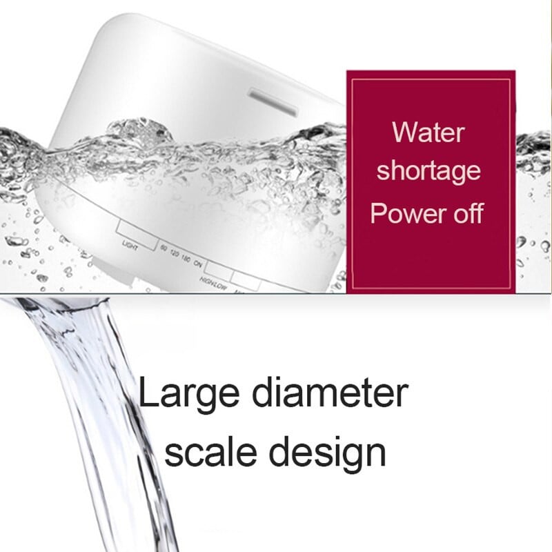 Υγραντήρας αέρα Αιθέριο έλαιο Diffuser 300ML Ultrasonic Cool Mist Maker Fogger Humidifier LED Lamp Aroma Diffuser Electric Gift