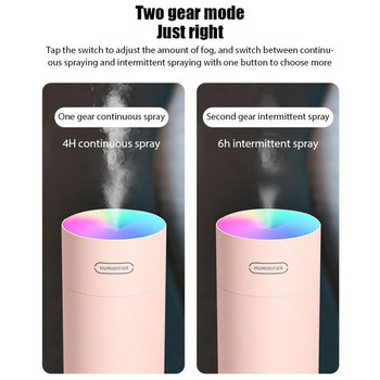 Υγραντήρας αέρα USB Διαχύτης αιθέριων ελαίων υπερήχων αρώματος Ρομαντικός υγραντήρας απαλού φωτός Mini Cool Mist Maker Purifier Diffuser